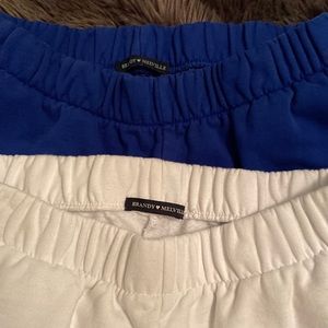 brandy melville royal blue and white rosa sweats!